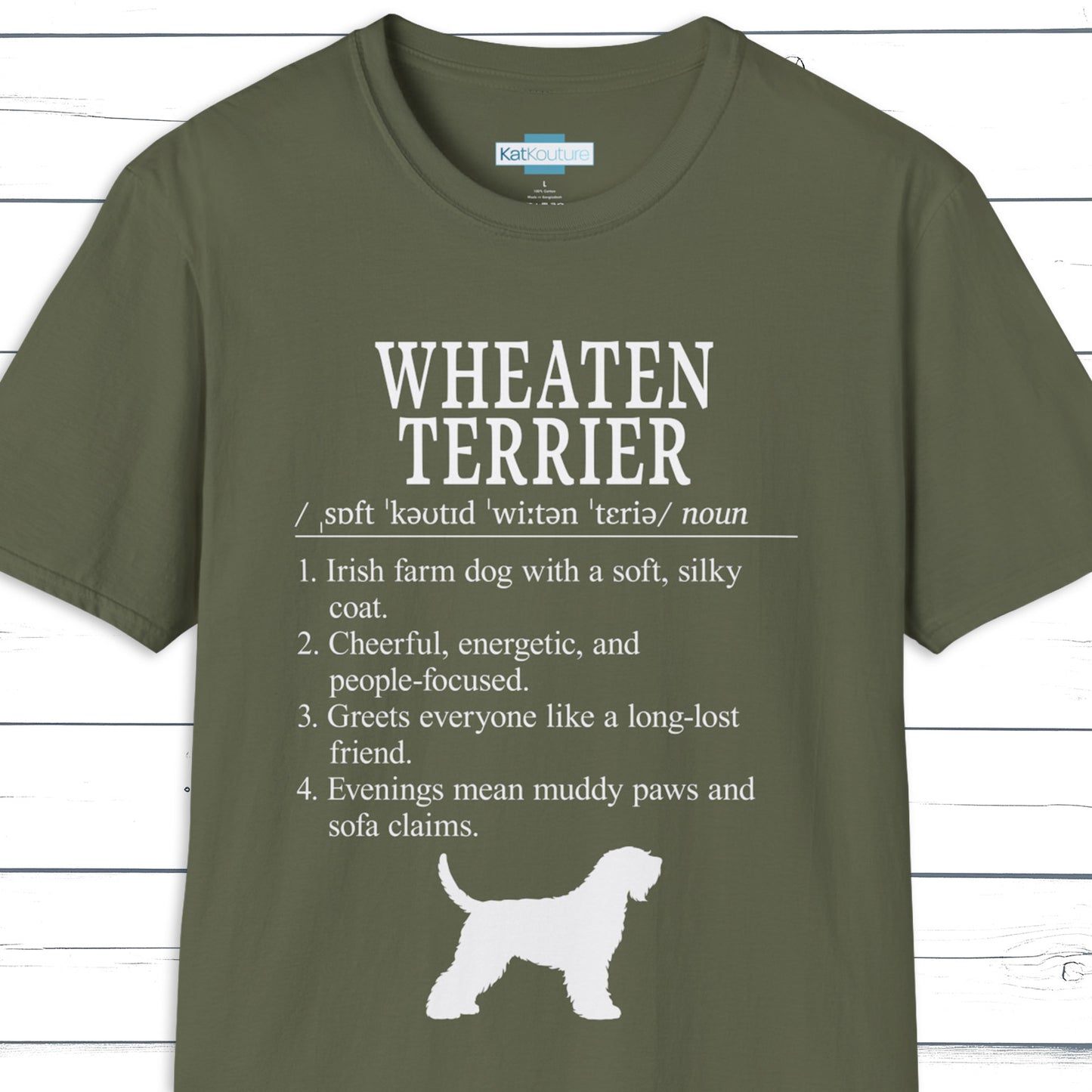 Soft-Coated Wheaten Terrier Definition T-Shirt Dictionary Dogs Collection