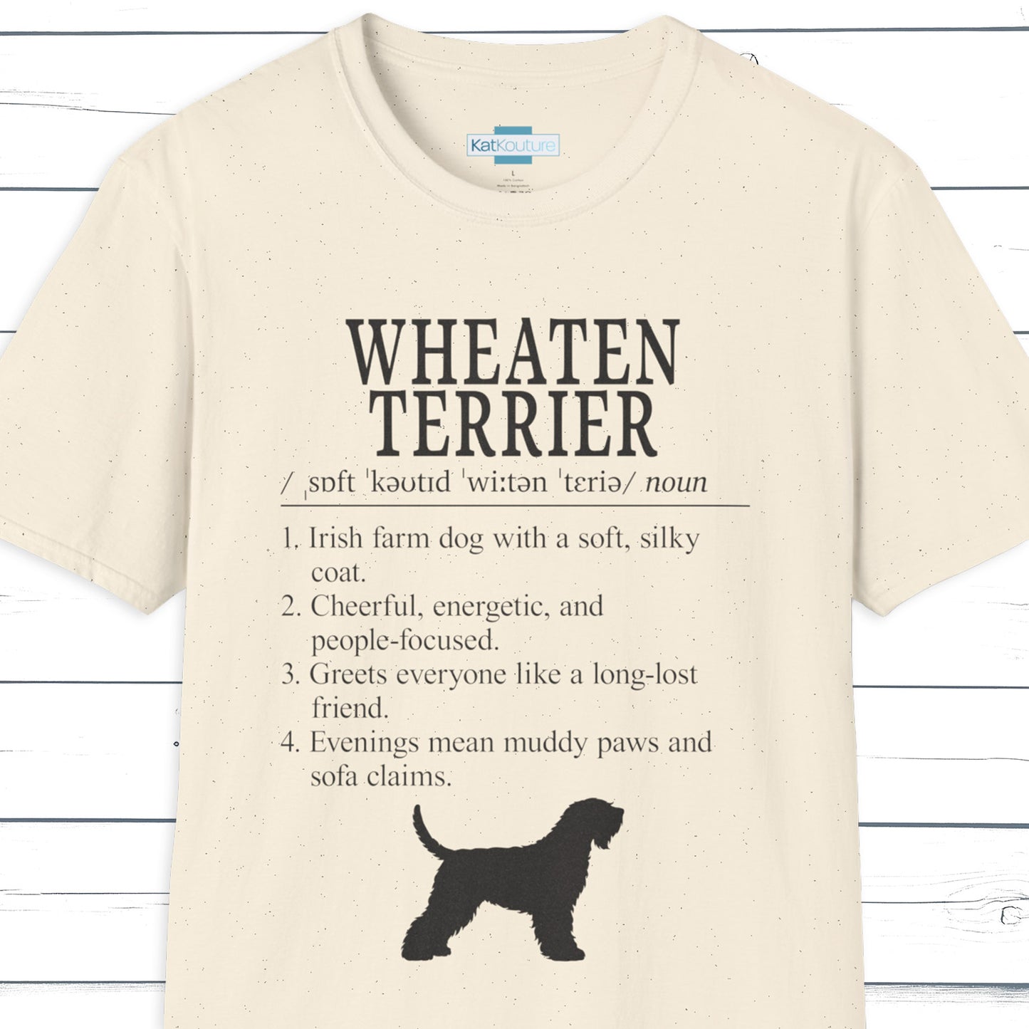Soft-Coated Wheaten Terrier Definition T-Shirt Dictionary Dogs Collection