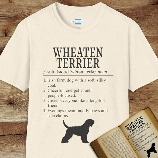 Soft-Coated Wheaten Terrier Definition T-Shirt Dictionary Dogs Collection