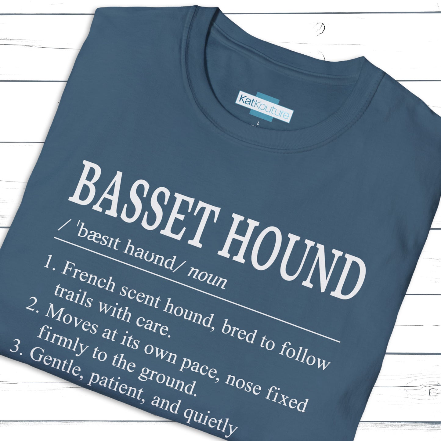 Basset Hound Definition T-Shirt Dictionary Dogs Collection