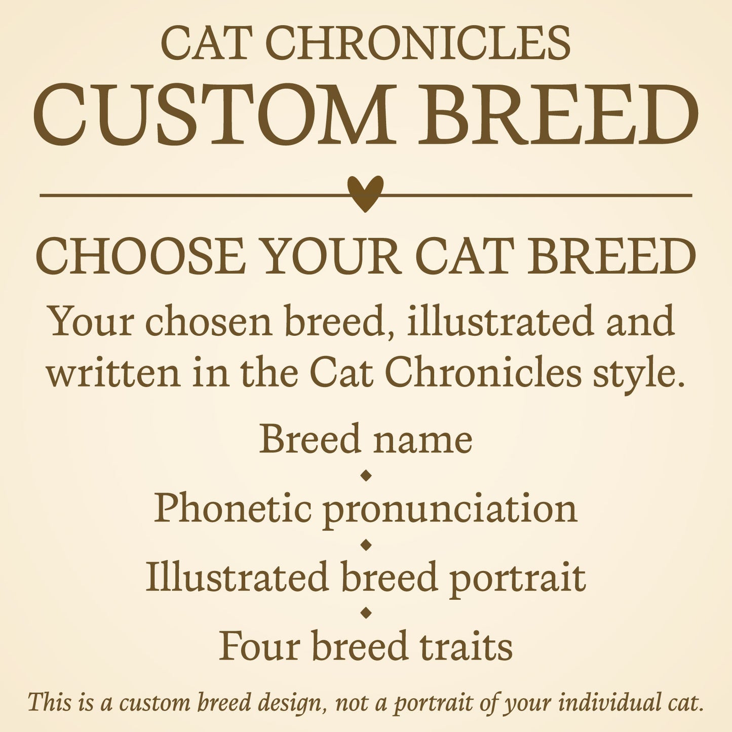 Custom Cat Chronicles Breed Definition T-Shirt