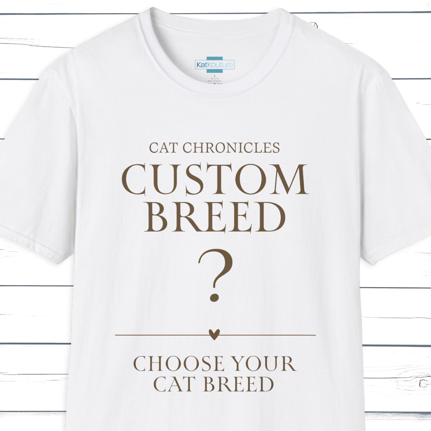 Custom Cat Chronicles Breed Definition T-Shirt