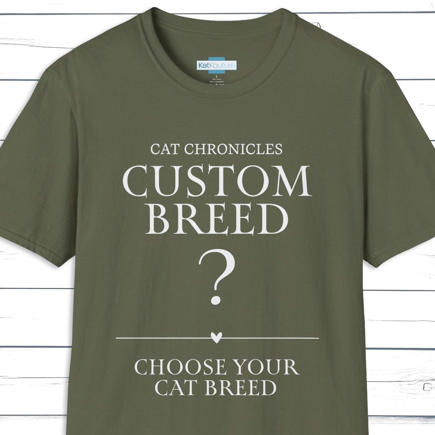 Custom Cat Chronicles Breed Definition T-Shirt