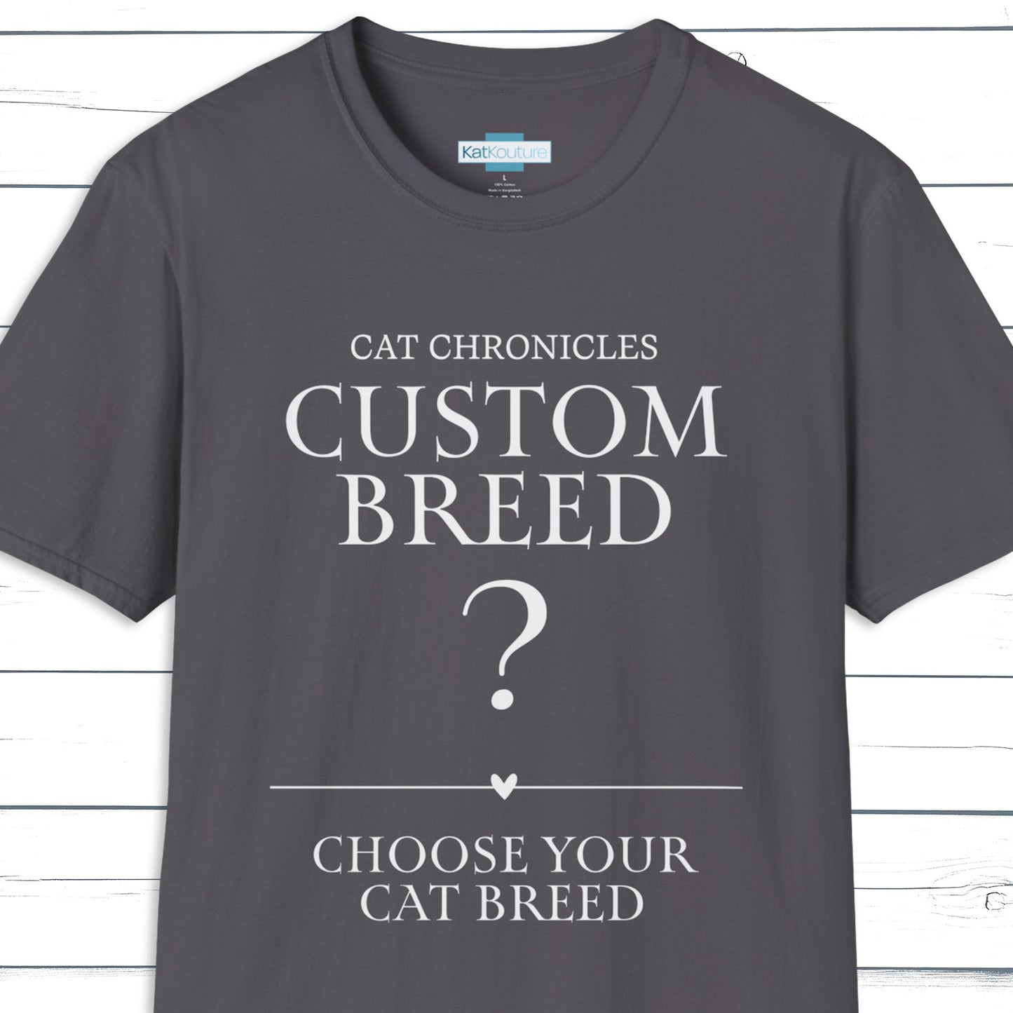 Custom Cat Chronicles Breed Definition T-Shirt