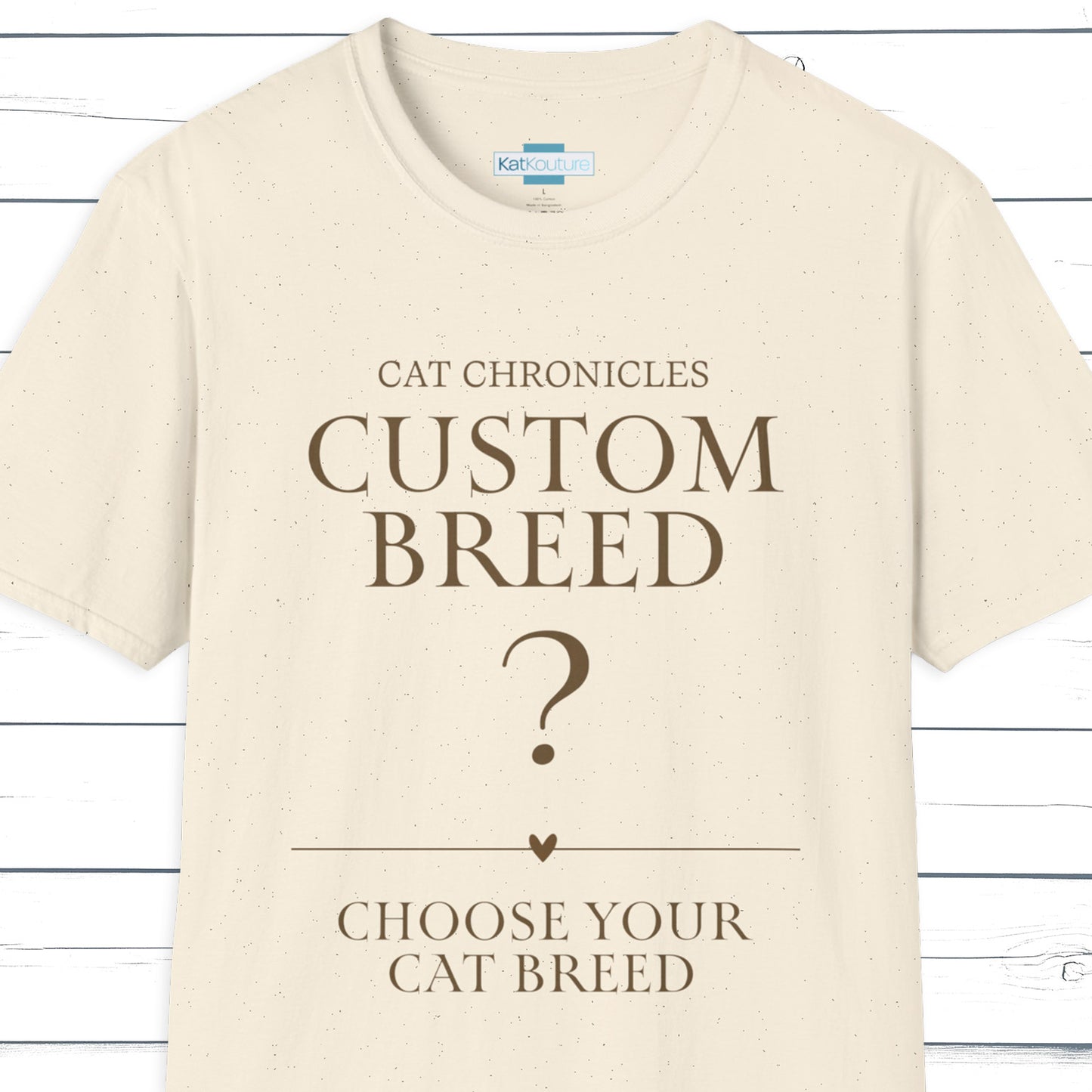 Custom Cat Chronicles Breed Definition T-Shirt