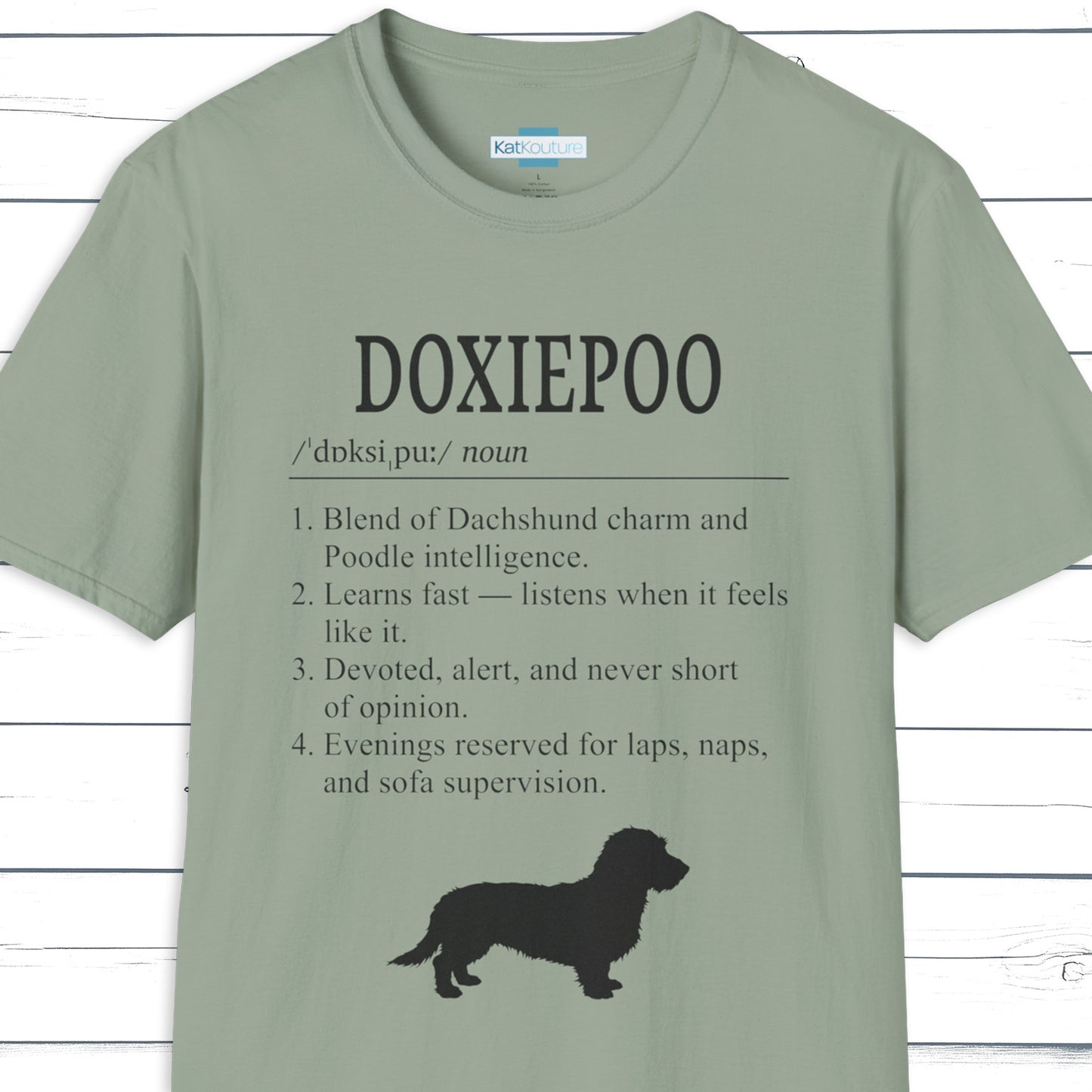 Doxiepoo Definition T-Shirt Dictionary Dogs Collection