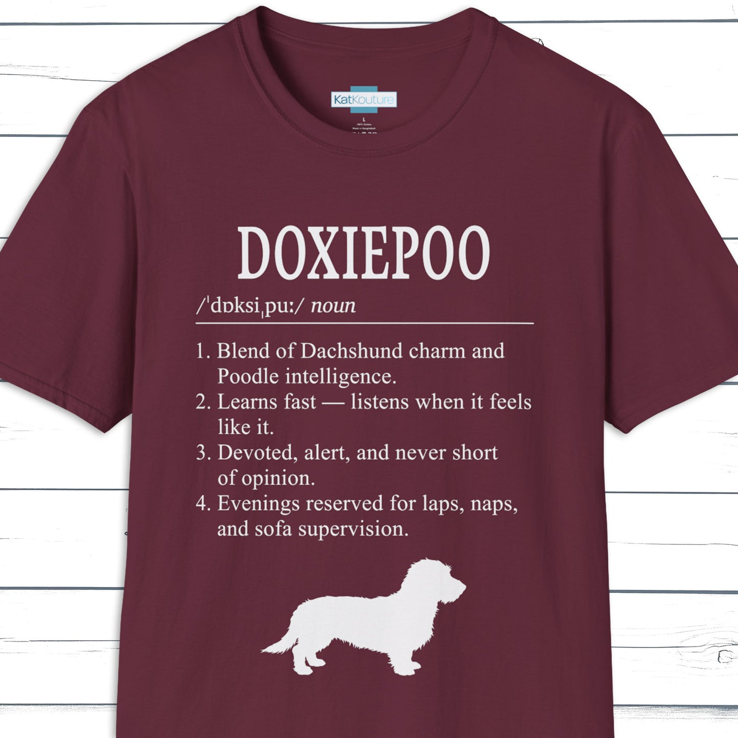 Doxiepoo Definition T-Shirt Dictionary Dogs Collection