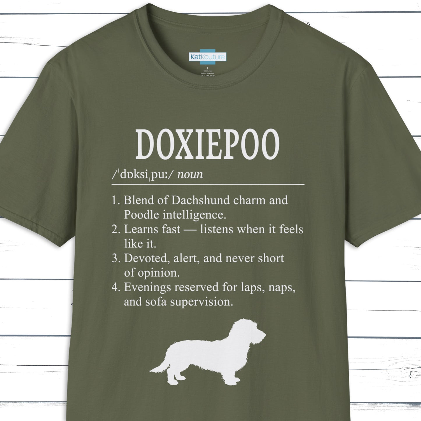 Doxiepoo Definition T-Shirt Dictionary Dogs Collection