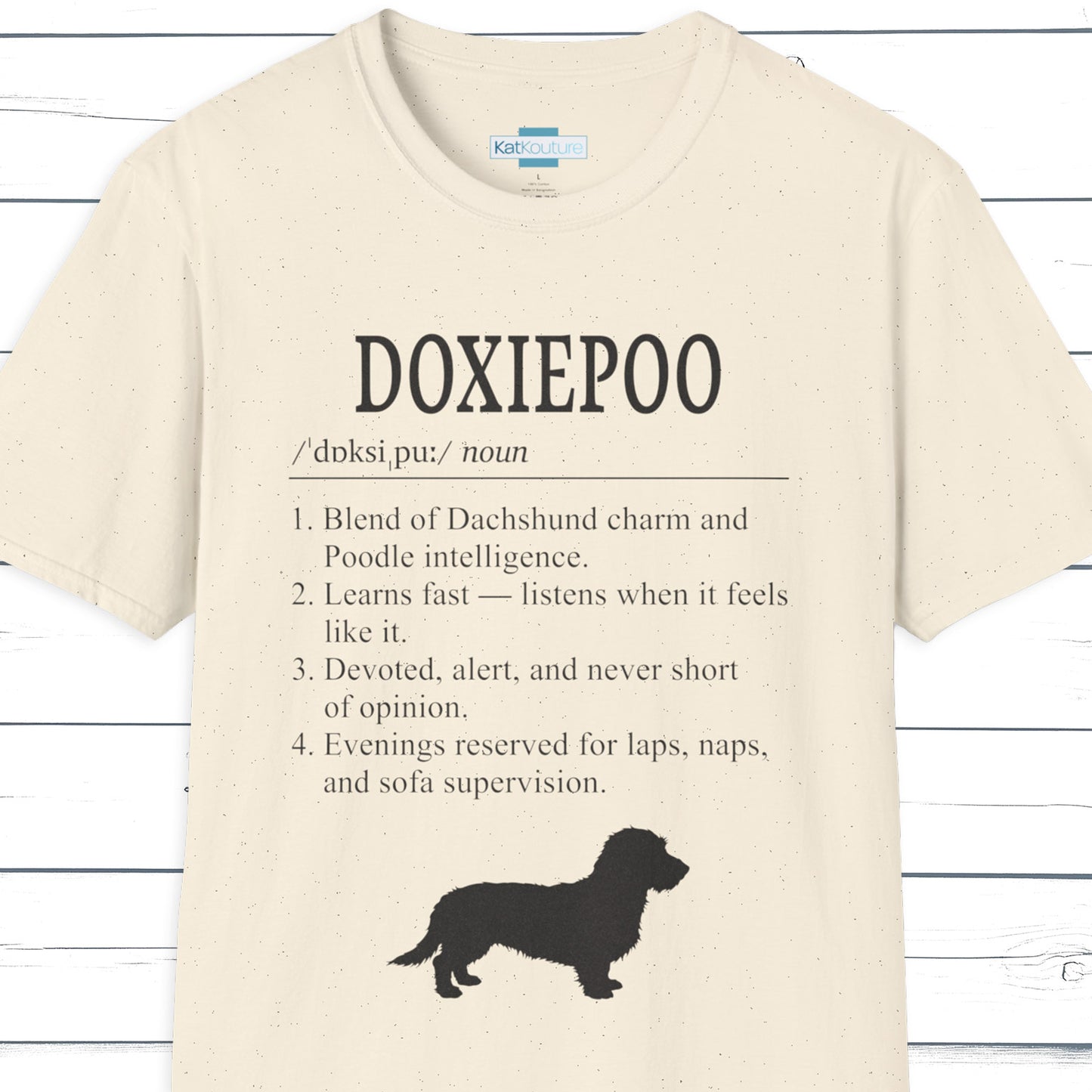 Doxiepoo Definition T-Shirt Dictionary Dogs Collection