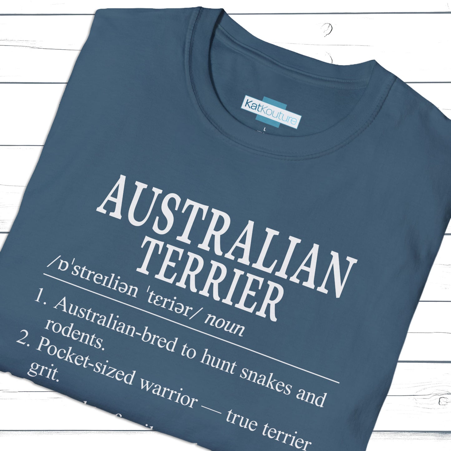 Australian Terrier Definition T-Shirt Dictionary Dogs Collection