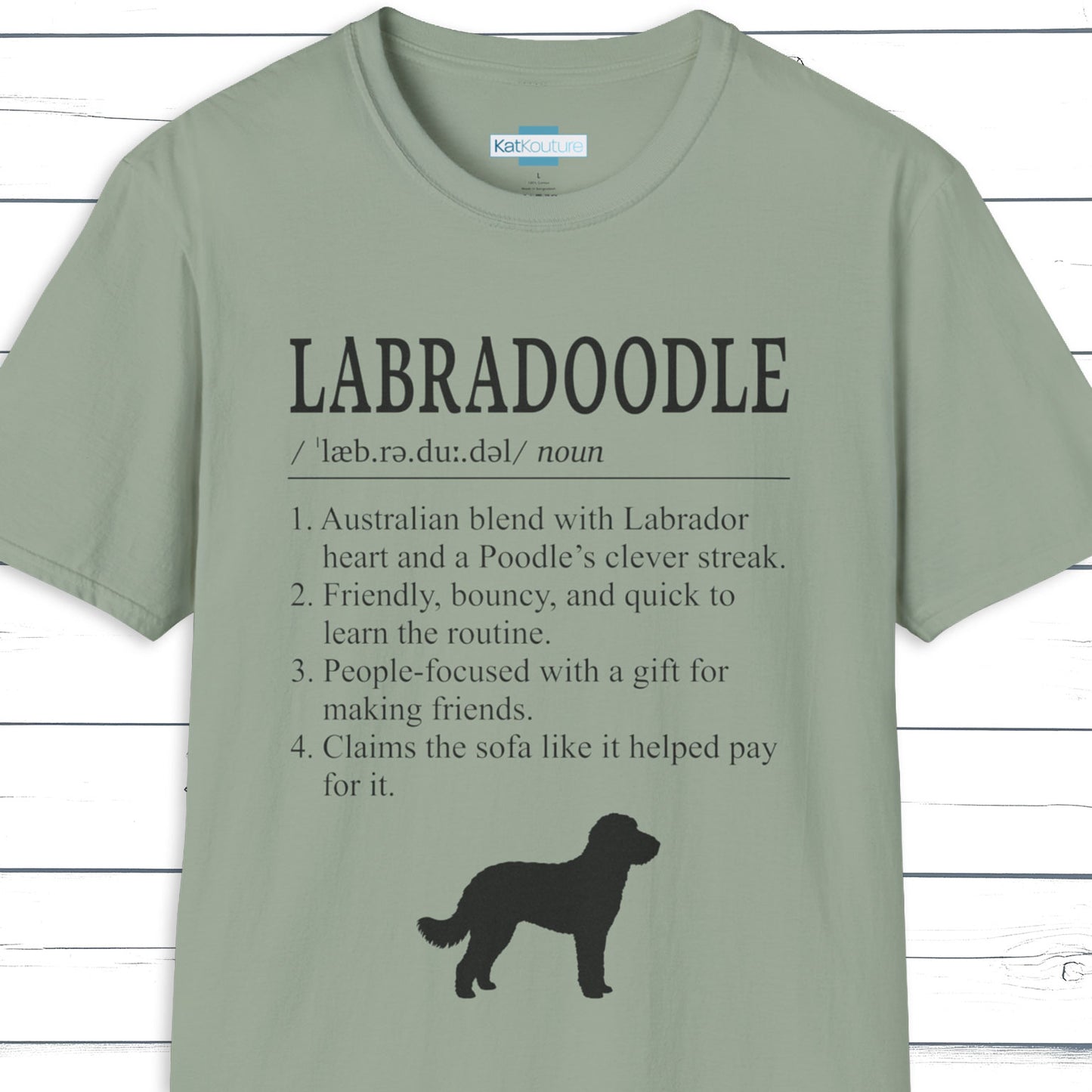 Labradoodle Definition T-Shirt Dictionary Dogs Collection