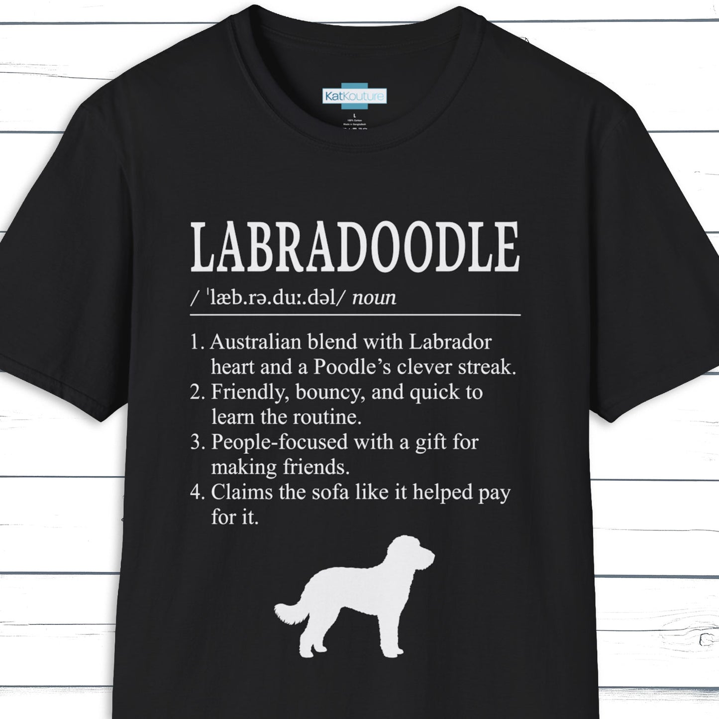 Labradoodle Definition T-Shirt Dictionary Dogs Collection