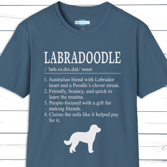 Labradoodle Definition T-Shirt Dictionary Dogs Collection