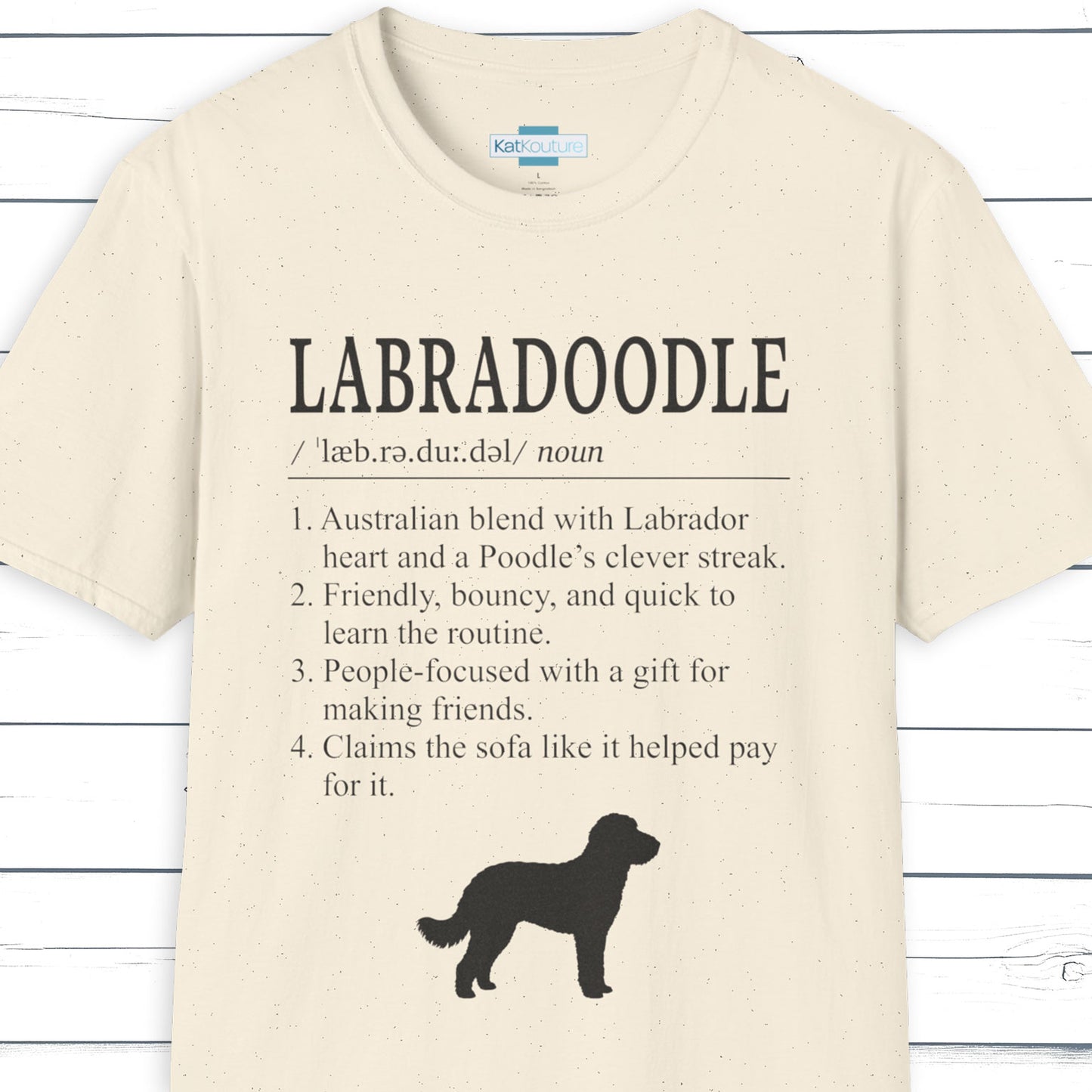 Labradoodle Definition T-Shirt Dictionary Dogs Collection