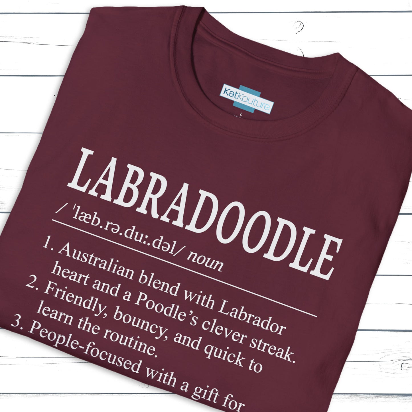 Labradoodle Definition T-Shirt Dictionary Dogs Collection