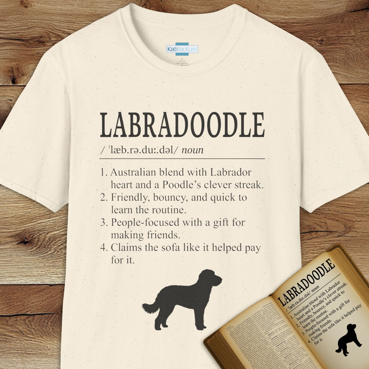 Labradoodle Definition T-Shirt Dictionary Dogs Collection