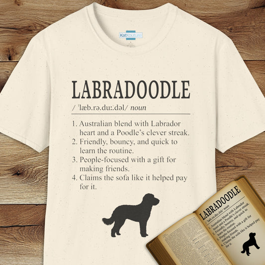 Labradoodle Definition T-Shirt Dictionary Dogs Collection