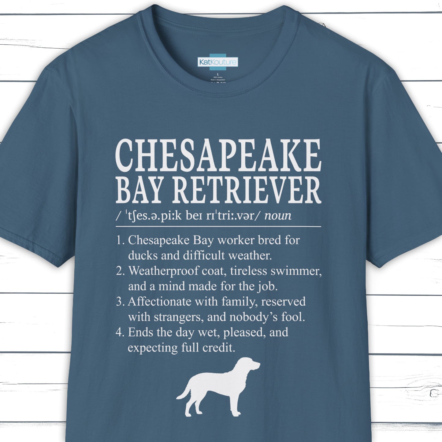 Chesapeake Ray Retriever Definition T-Shirt Dictionary Dogs Collection