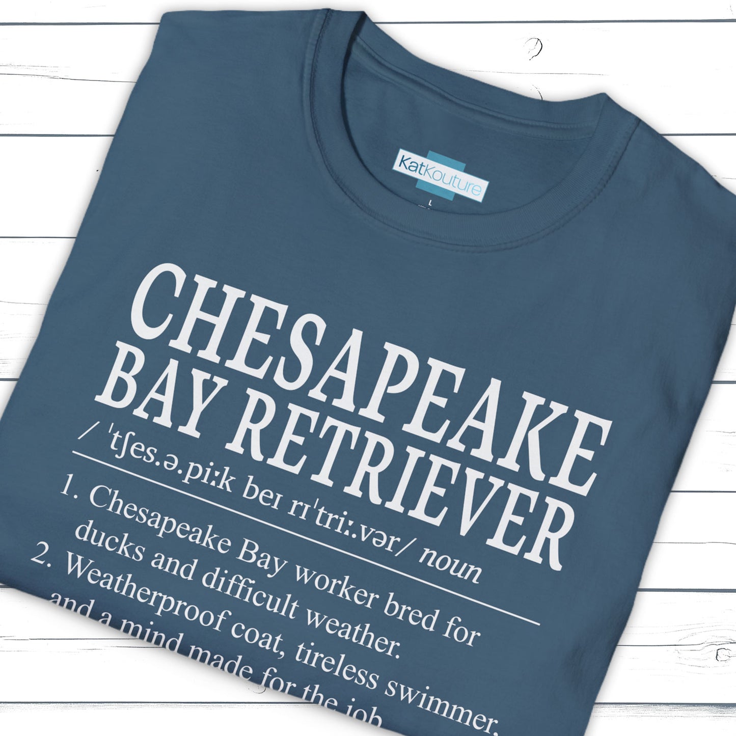 Chesapeake Ray Retriever Definition T-Shirt Dictionary Dogs Collection