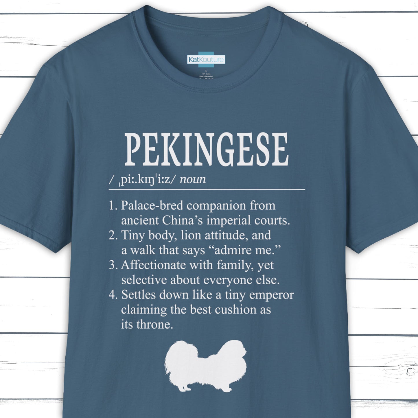 Pekingese Definition T-Shirt Dictionary Dogs Collection