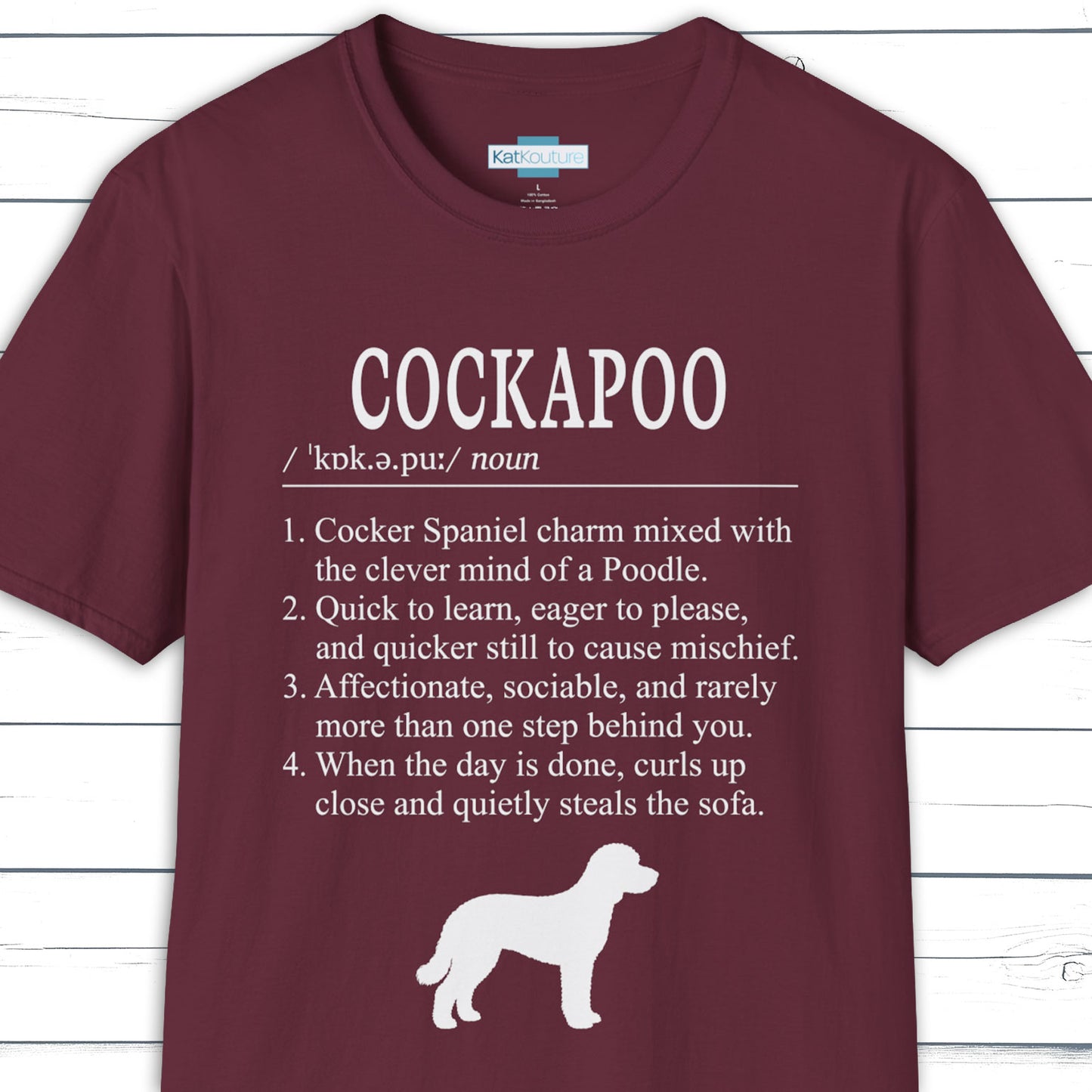 Cockapoo Definition T-Shirt Dictionary Dogs Collection