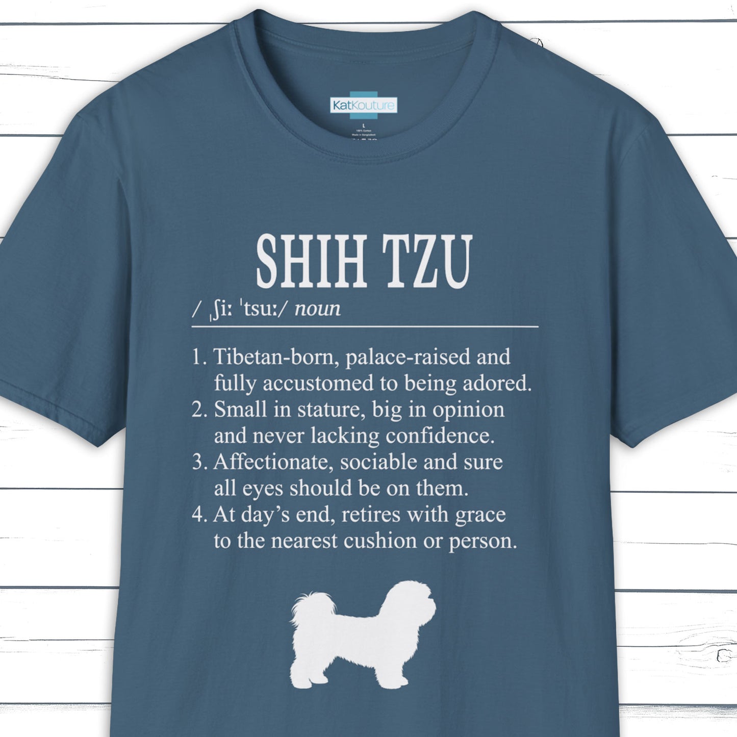 Shih Tzu Definition T-Shirt Dictionary Dogs Collection