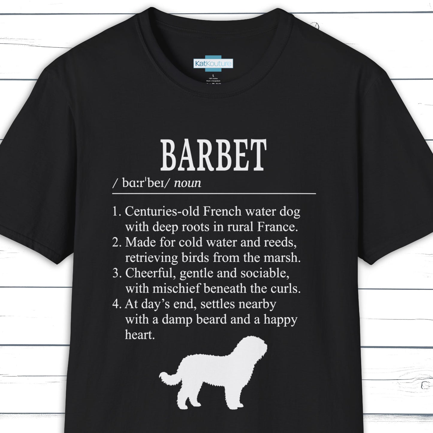 Barbet Definition T-Shirt Dictionary Dogs Collection