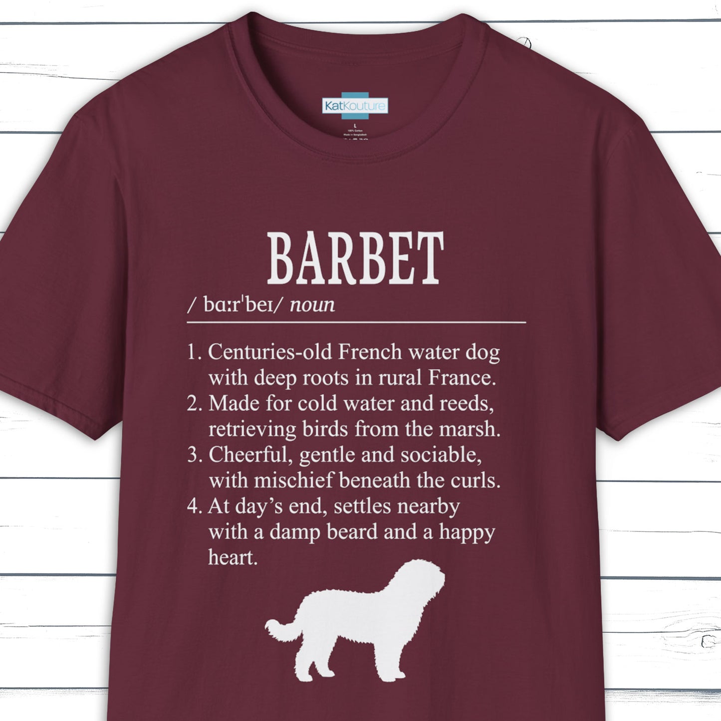 Barbet Definition T-Shirt Dictionary Dogs Collection