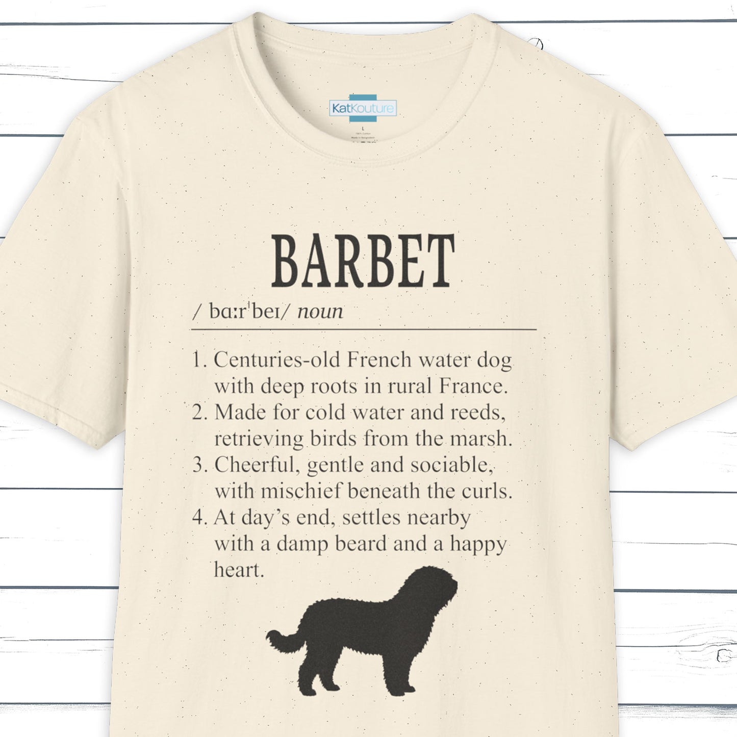 Barbet Definition T-Shirt Dictionary Dogs Collection