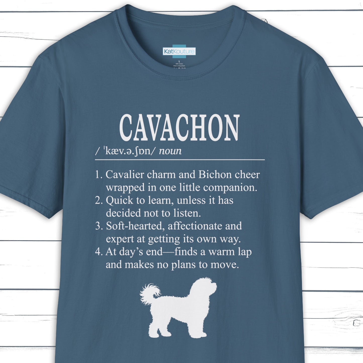Cavachon Definition T-Shirt Dictionary Dogs Collection