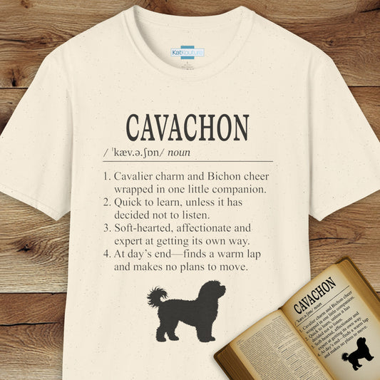 Cavachon Definition T-Shirt Dictionary Dogs Collection