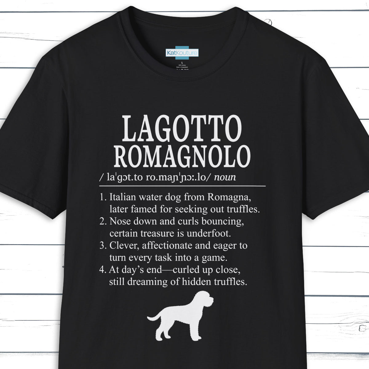 Lagotto Romagnolo Definition T-Shirt Dictionary Dogs Collection