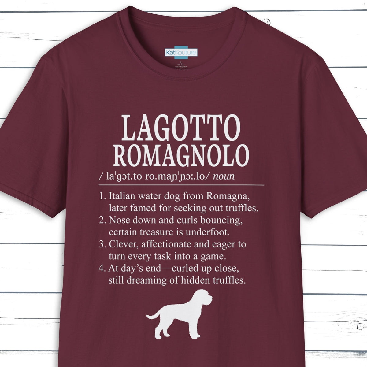 Lagotto Romagnolo Definition T-Shirt Dictionary Dogs Collection