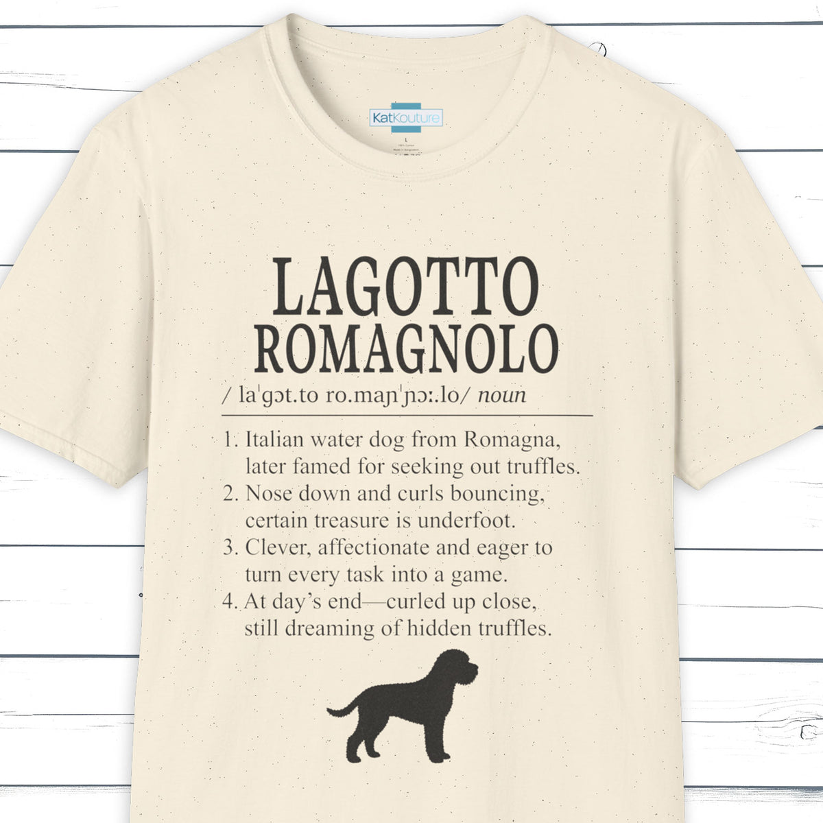 Lagotto Romagnolo Definition T-Shirt Dictionary Dogs Collection