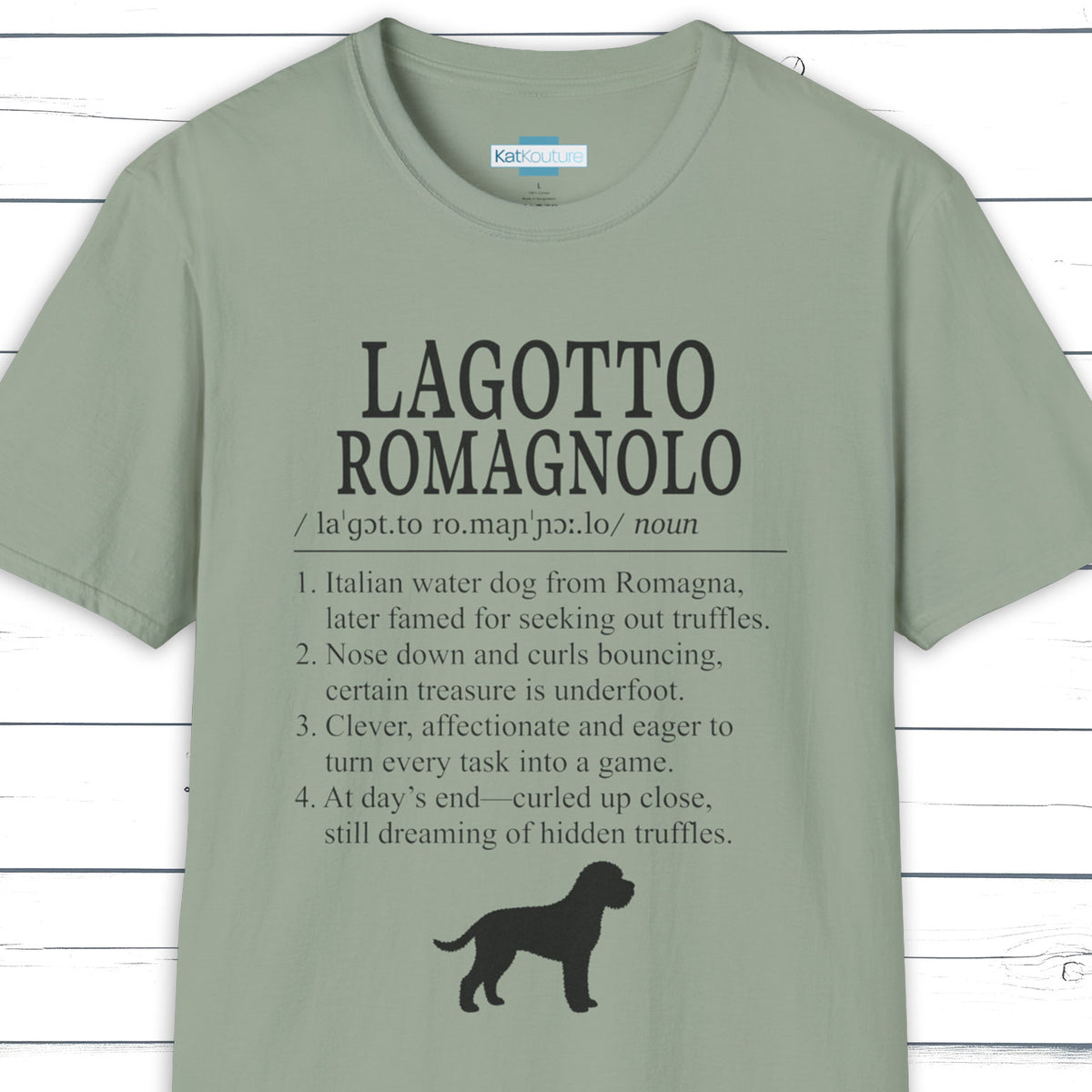 Lagotto Romagnolo Definition T-Shirt Dictionary Dogs Collection