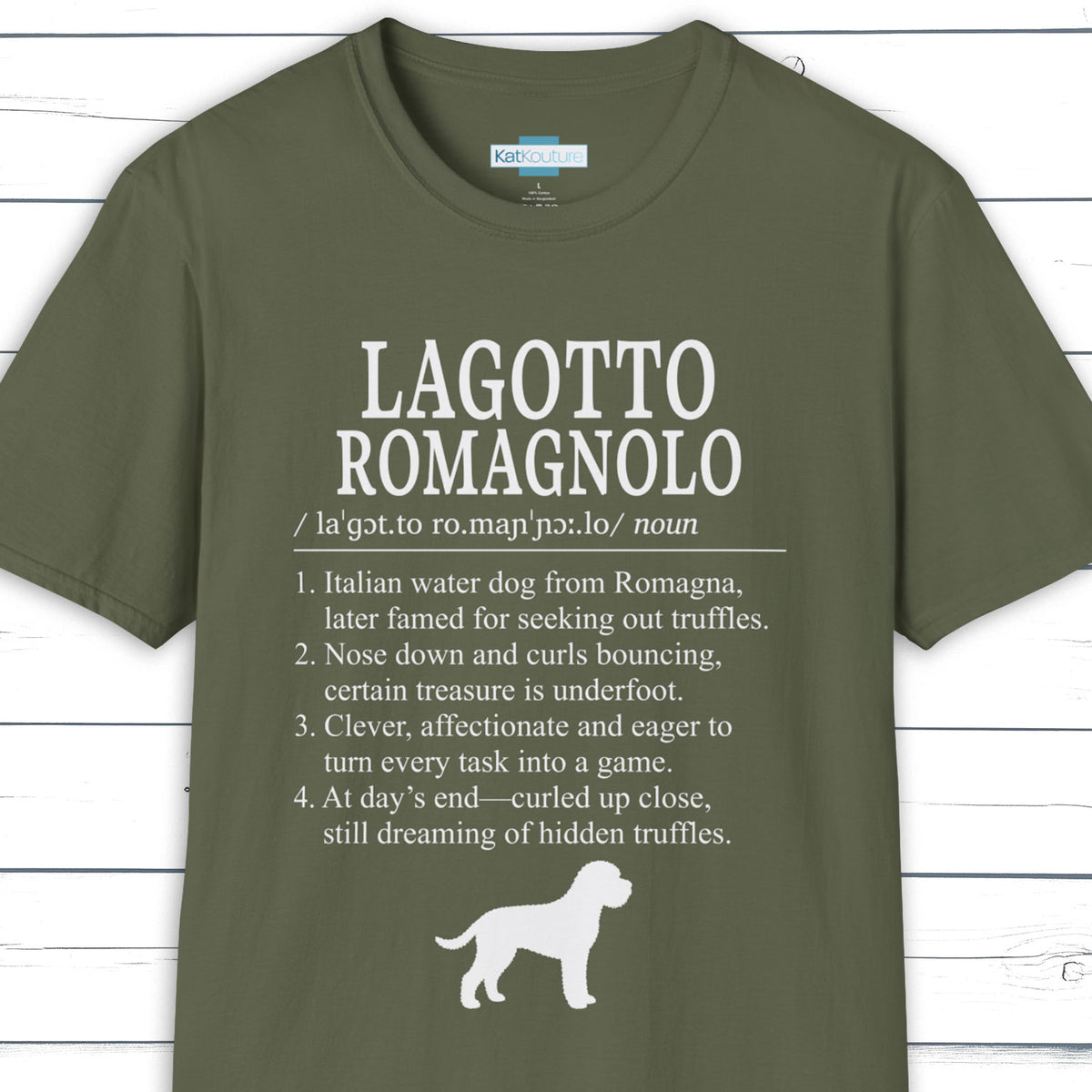 Lagotto Romagnolo Definition T-Shirt Dictionary Dogs Collection