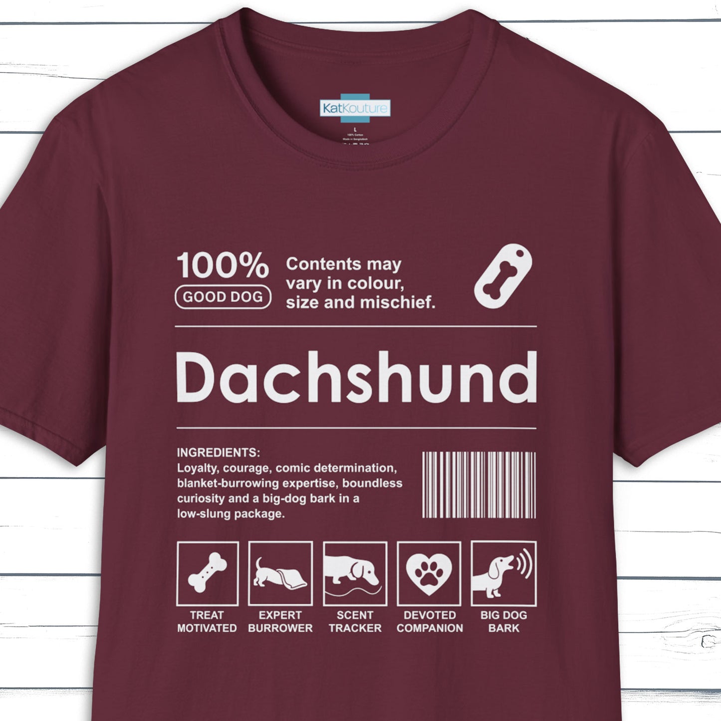 Dachshund Label T-Shirt