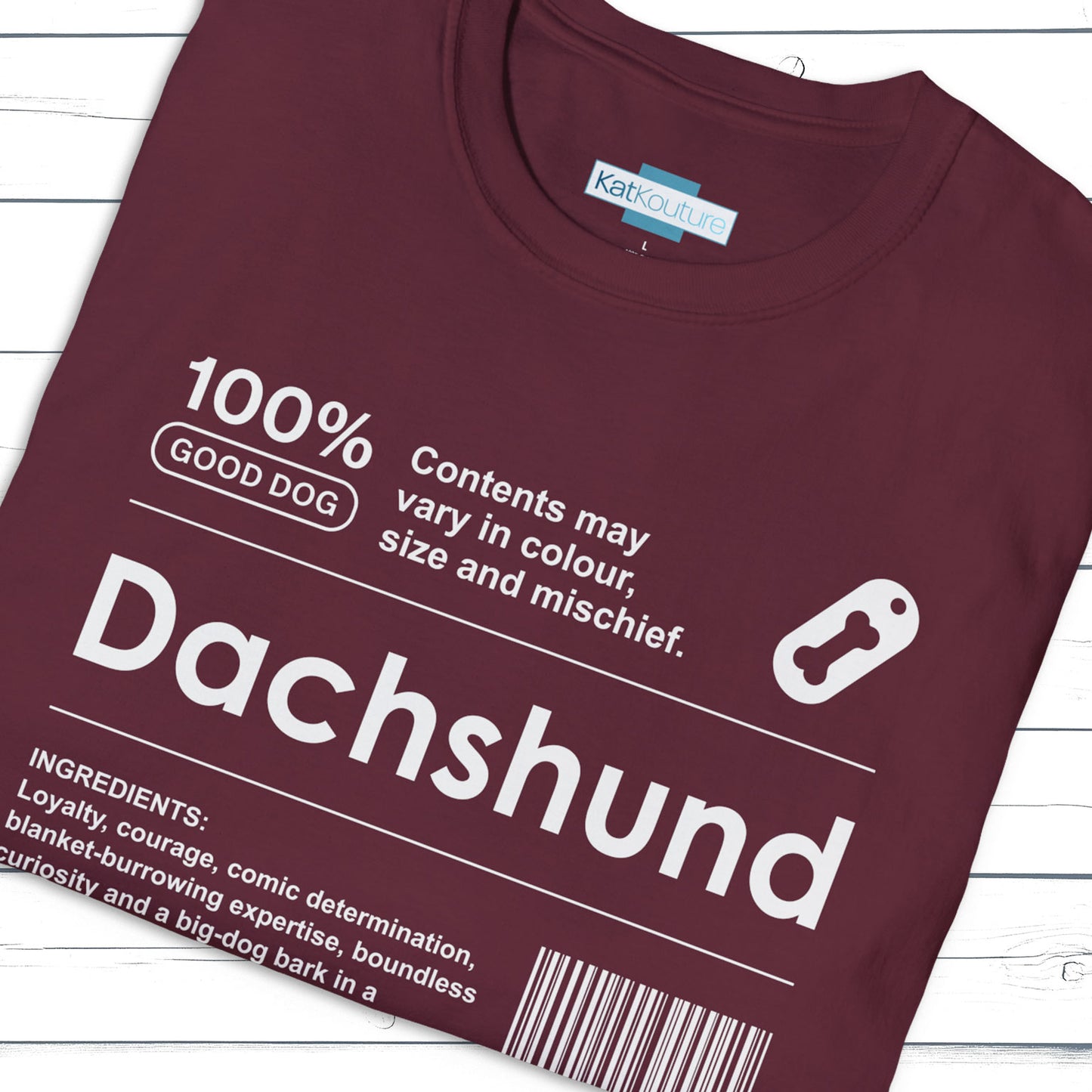 Dachshund Label T-Shirt