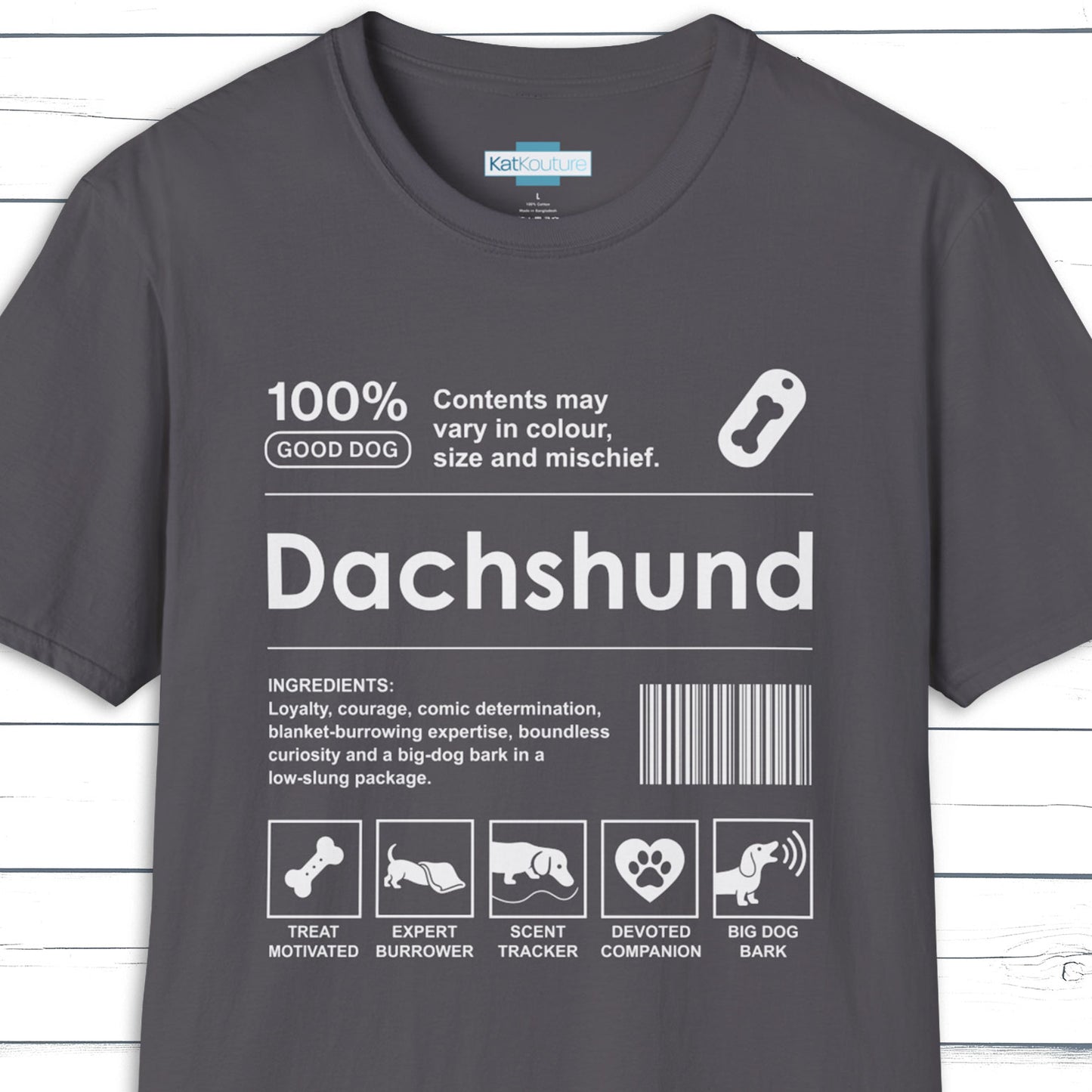 Dachshund Label T-Shirt