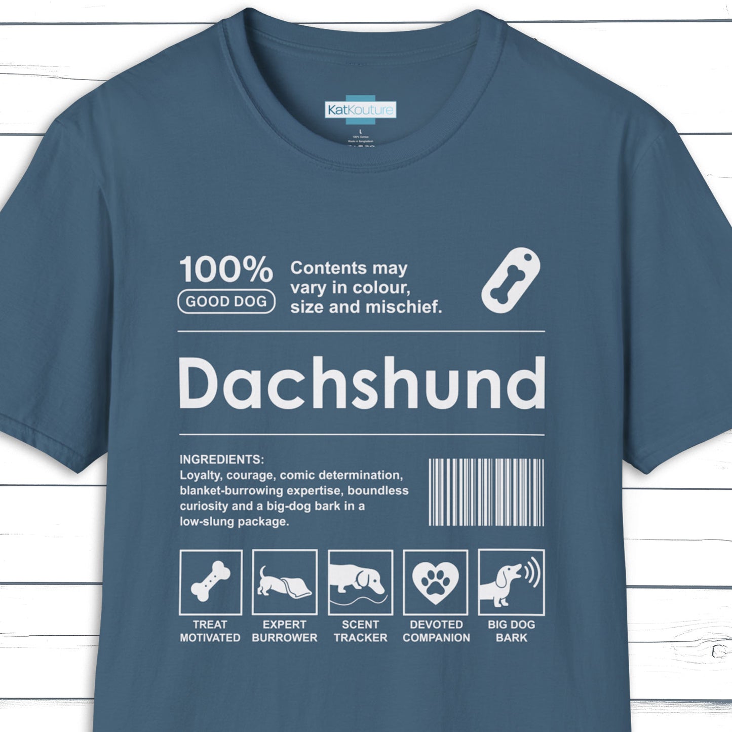 Dachshund Label T-Shirt