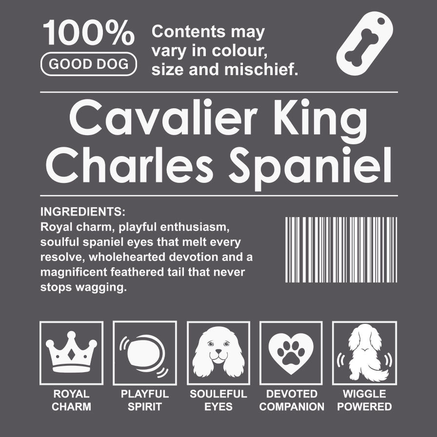 Cavalier King Charles Spaniel Label T-Shirt