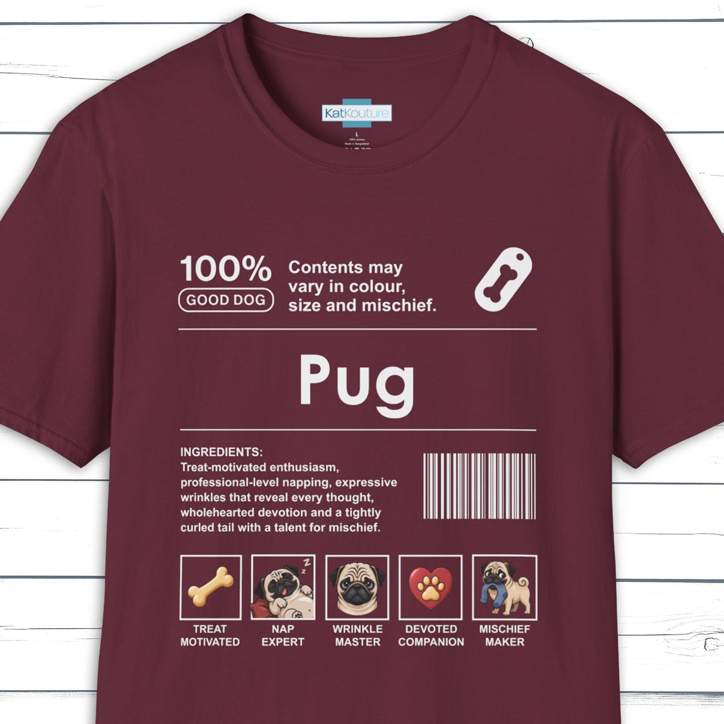 Pug Label T-Shirt
