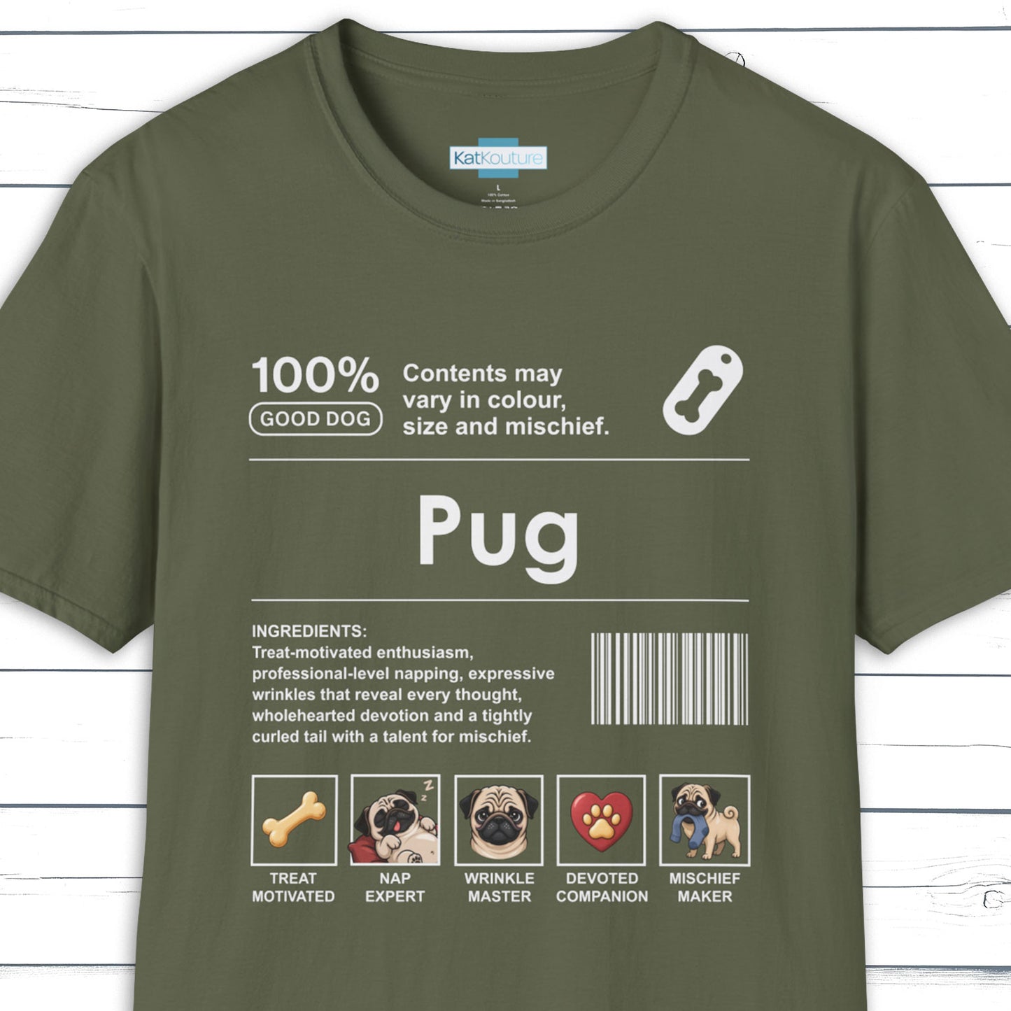 Pug Label T-Shirt