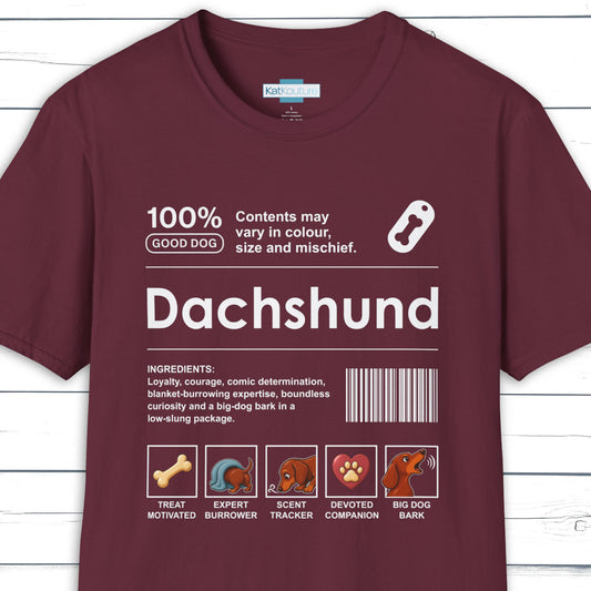 Dachshund Label T-Shirt