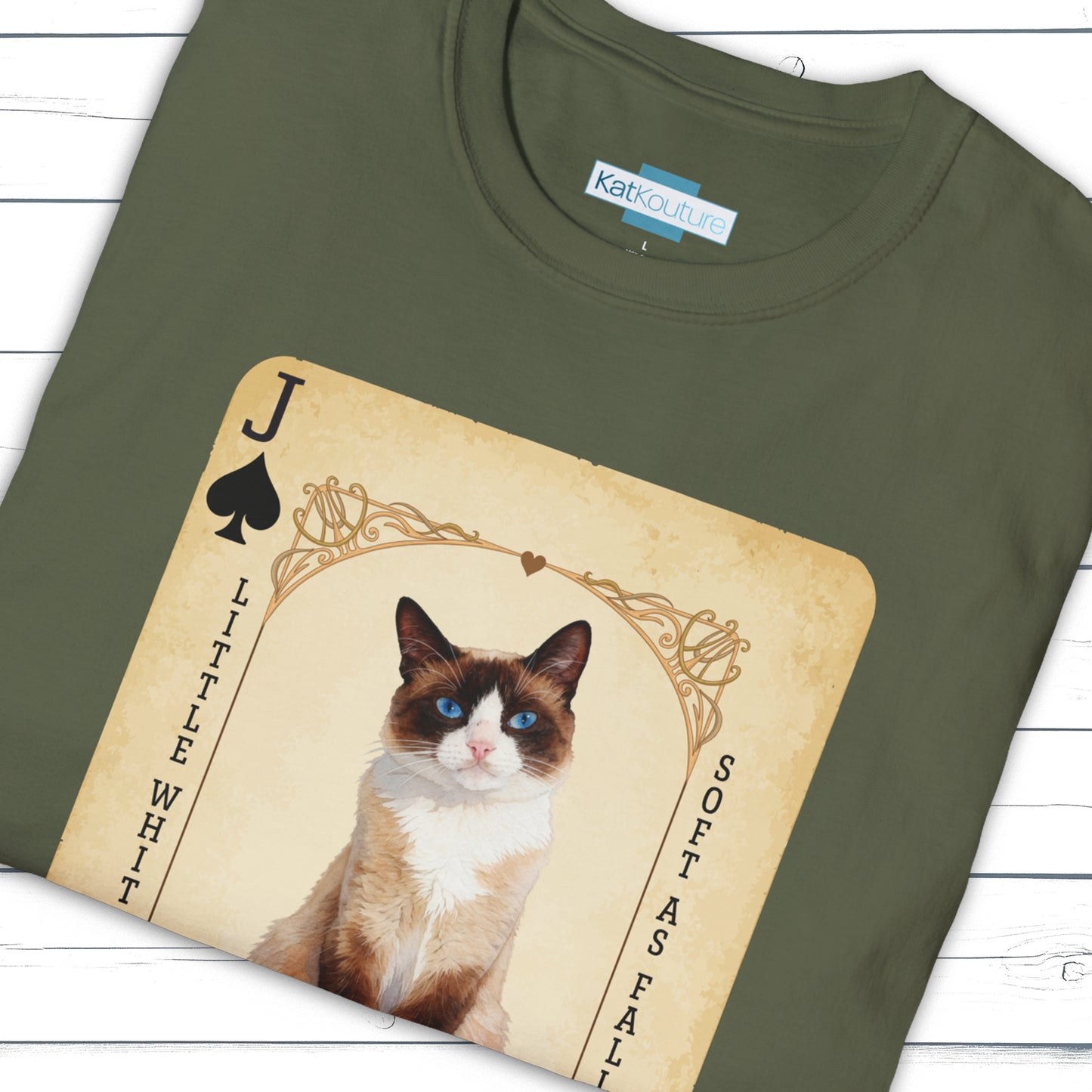 The Snowshoe Jack – House of Cat Cards T-Shirt