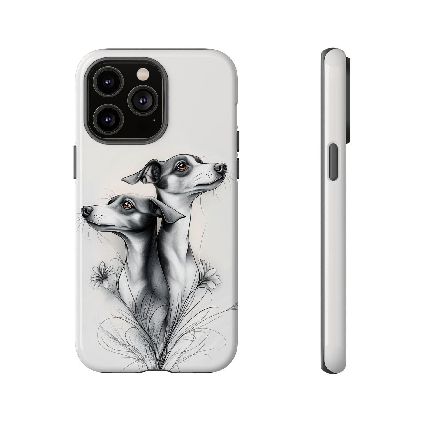 Whippet Phone Case, Elegant Dog Lover Gift