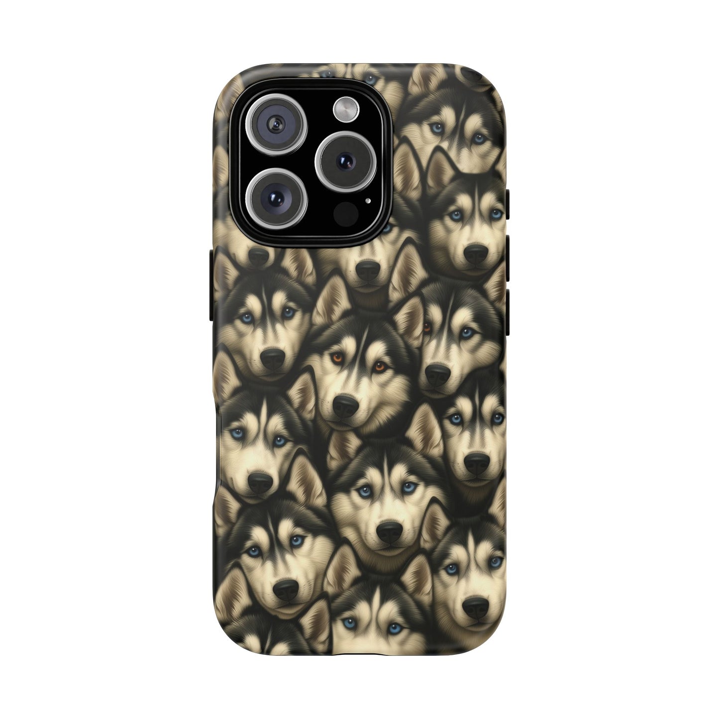 Siberian Husky Phone Case – Striking Blue-Eyed Dog Design