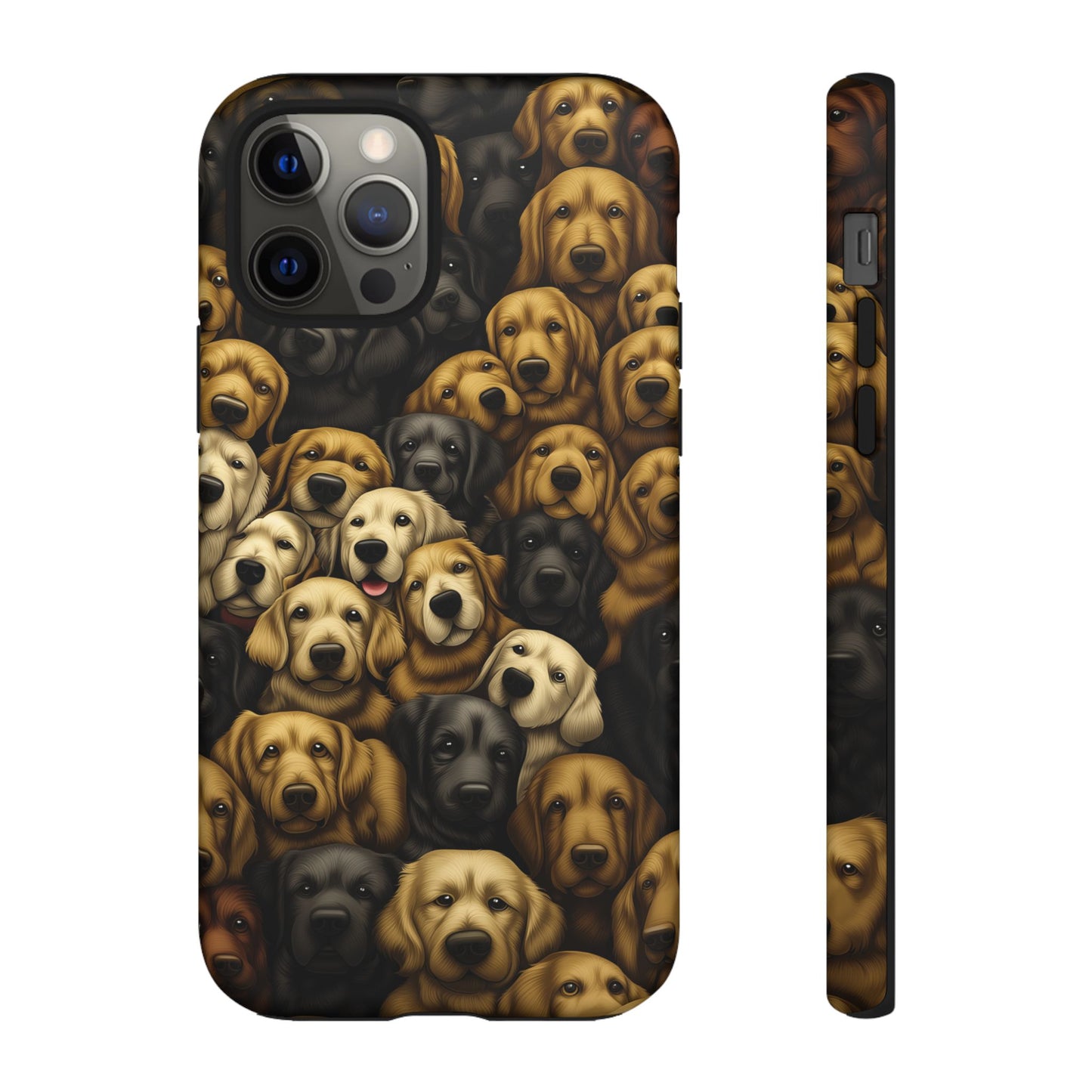 Retriever Pack Phone Case - Golden & Labrador Dog Lover Gift