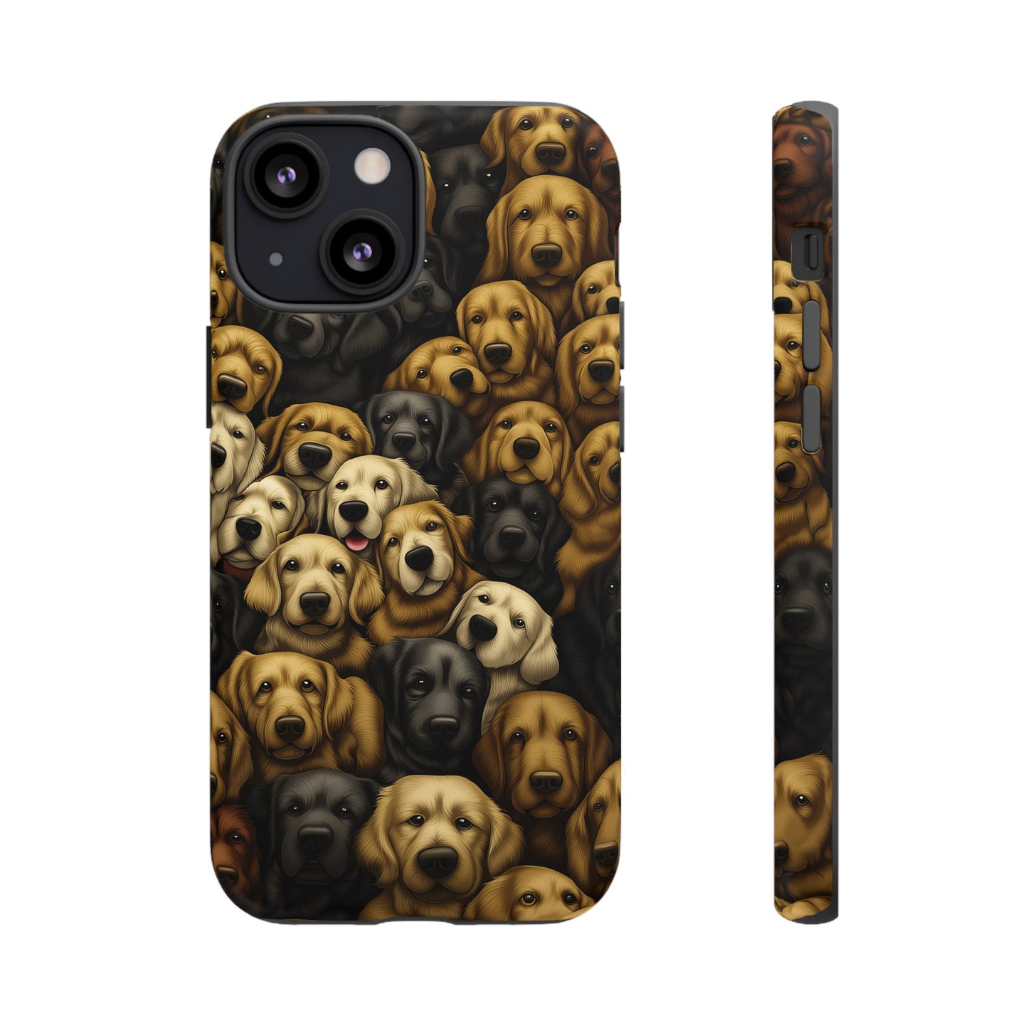 Retriever Pack Phone Case - Golden & Labrador Dog Lover Gift