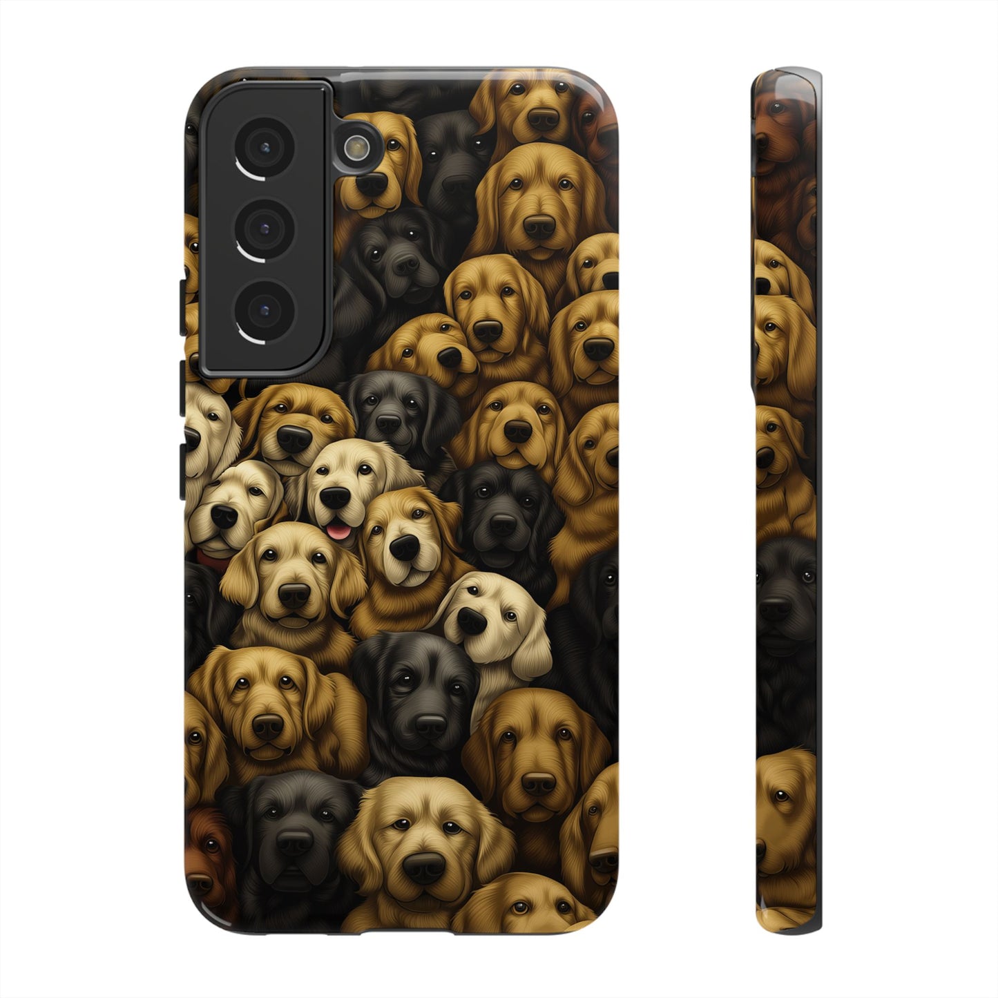 Retriever Pack Phone Case - Golden & Labrador Dog Lover Gift